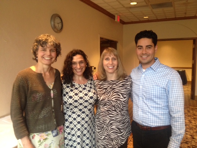 From our 2015 spring workshop. Left to right: Carrie Hatcher-Kay, Sharon Gold-Steinberg, Lisa Ferentz and César Valdez